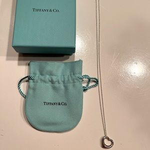 Open heart Tiffany necklace